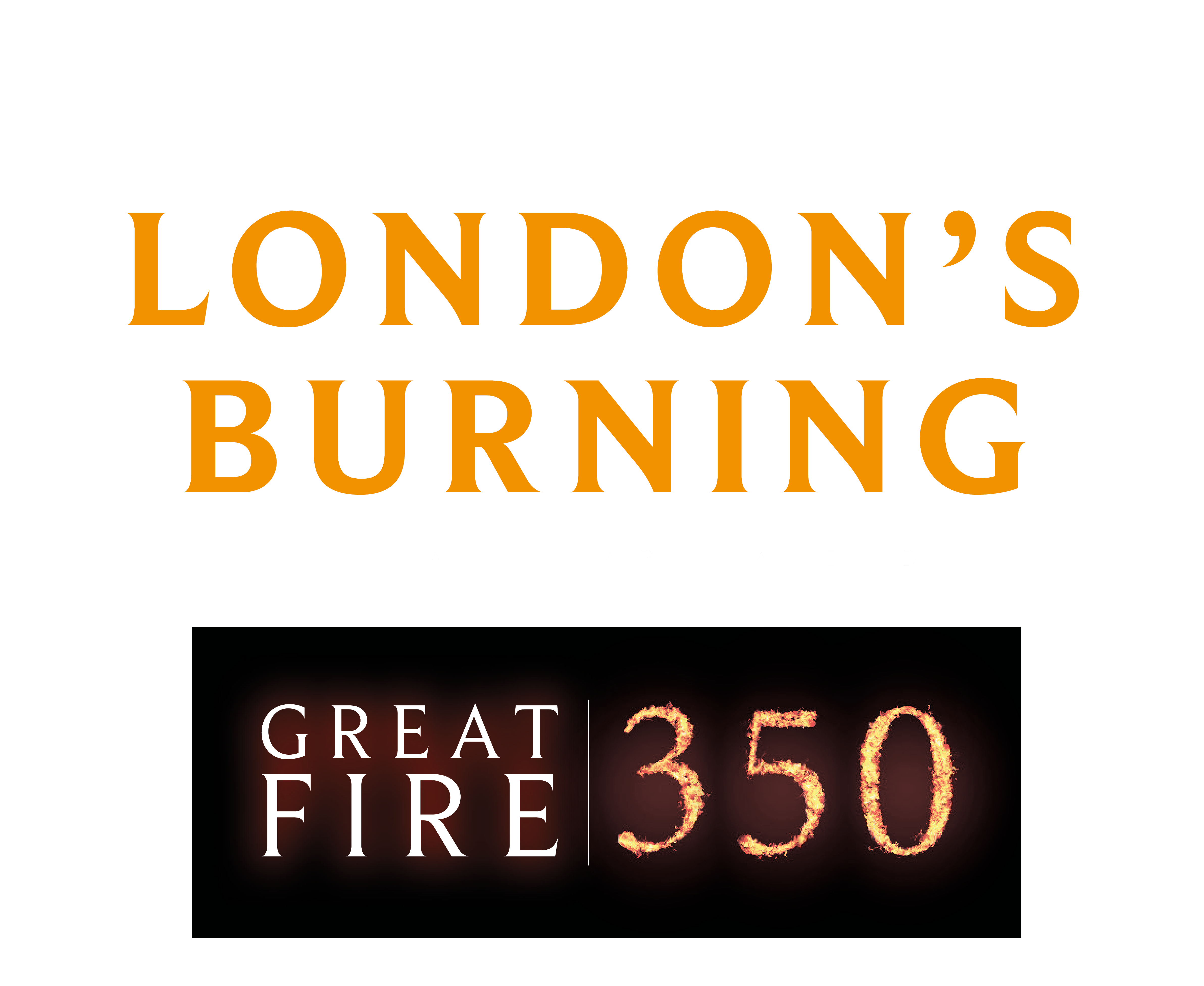 London's Burning, Great fire 350 logo