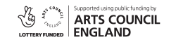 Supported using public funding by Arts Council England - logo