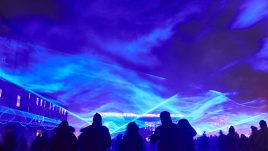 Waterlicht, Daan Roosegaarde . Photo by Matthew Andrews