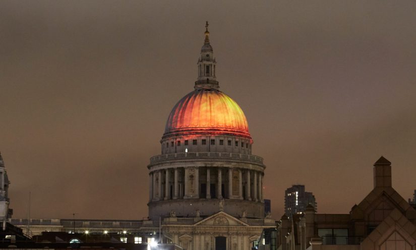 Fires of London – Fires Ancient, Martin Firrell, London’s Burning, a festival of arts and ideas for Great Fire 350. Produced by Artichoke. Photo by Matthew Andrews