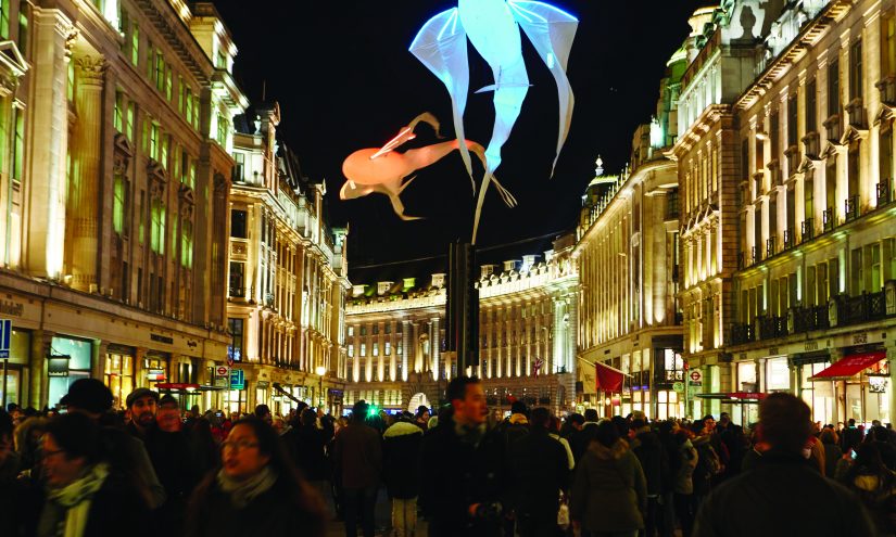 Les Luminéoles, Porté Par Le Vent (France). Lumiere London 201 Les Luminéoles