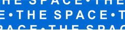 The Space written in logo