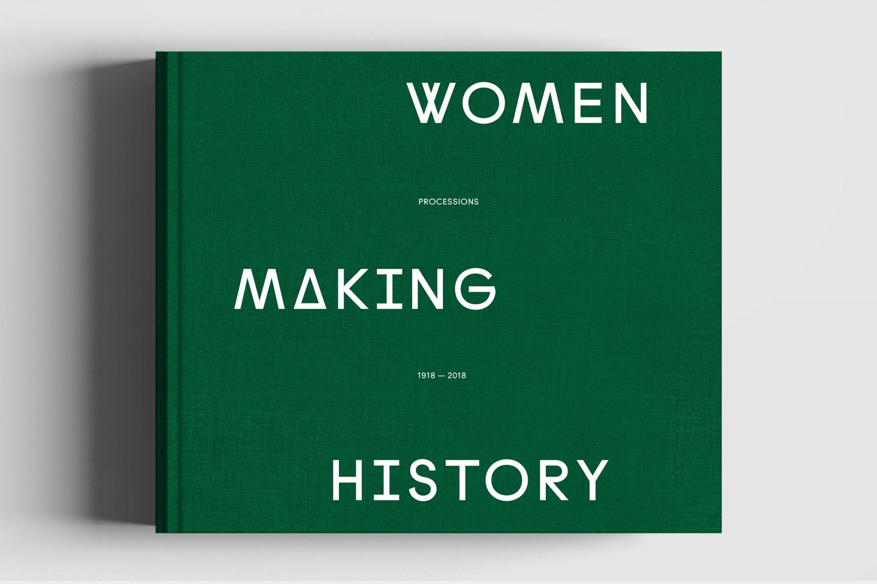 Front cover of green Women Making History book