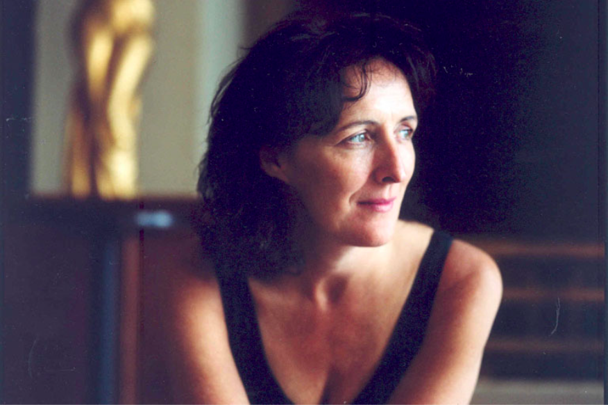 Headshot of Fiona Shaw, she is looking slightly off camera to the right