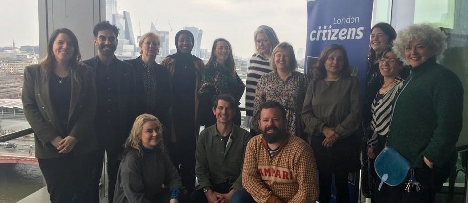 A group shot of the leaders of the coalition of businesses that are part of The Action Group