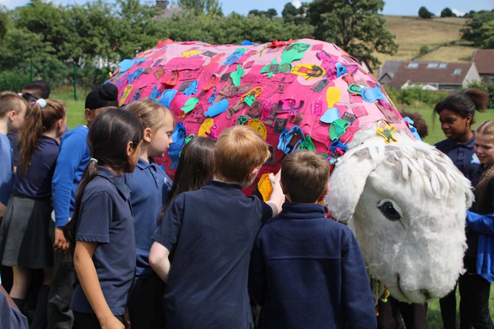 Kindra's school visit as part of HERD