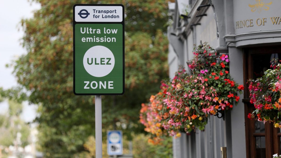 ULEZ sign in Kingston